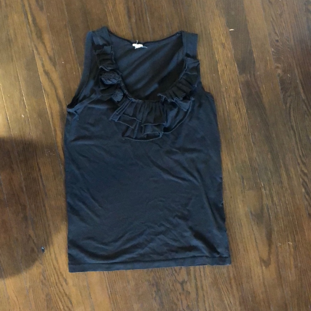 J crew tank with detail size small